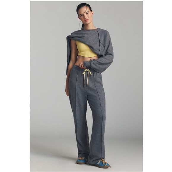 Daily Practice by Anthropologie Pants - Daily Practice by Anthropologie Bring It Back Sweatpants Wide Leg Grey XL NEW